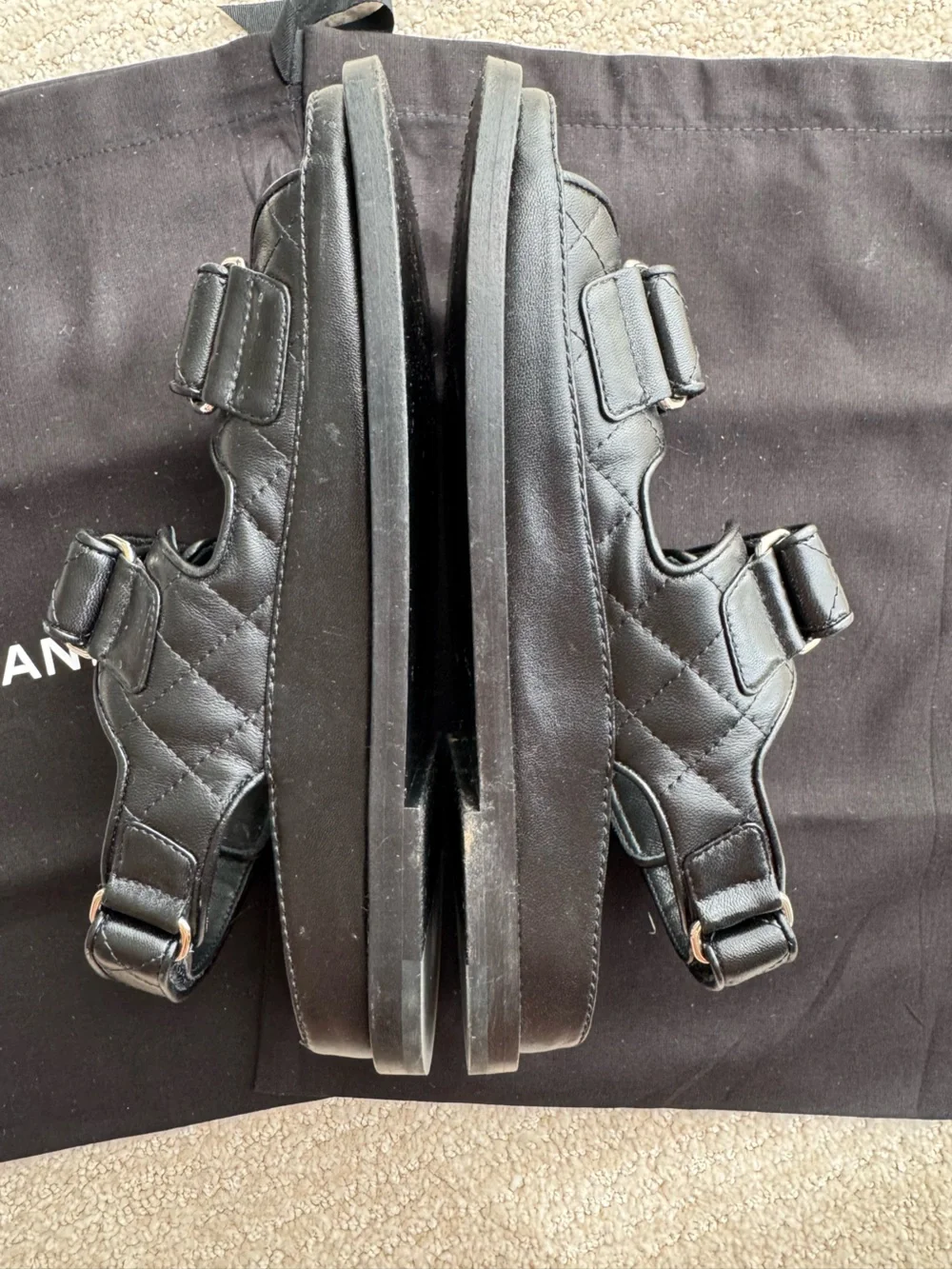CHANEL dad sandals